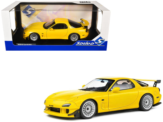1994 Mazda RX7 Type RS (FD3RS) RHD (Right Hand Drive) Yellow 1/18 T&y Diecast Model Car by Solido