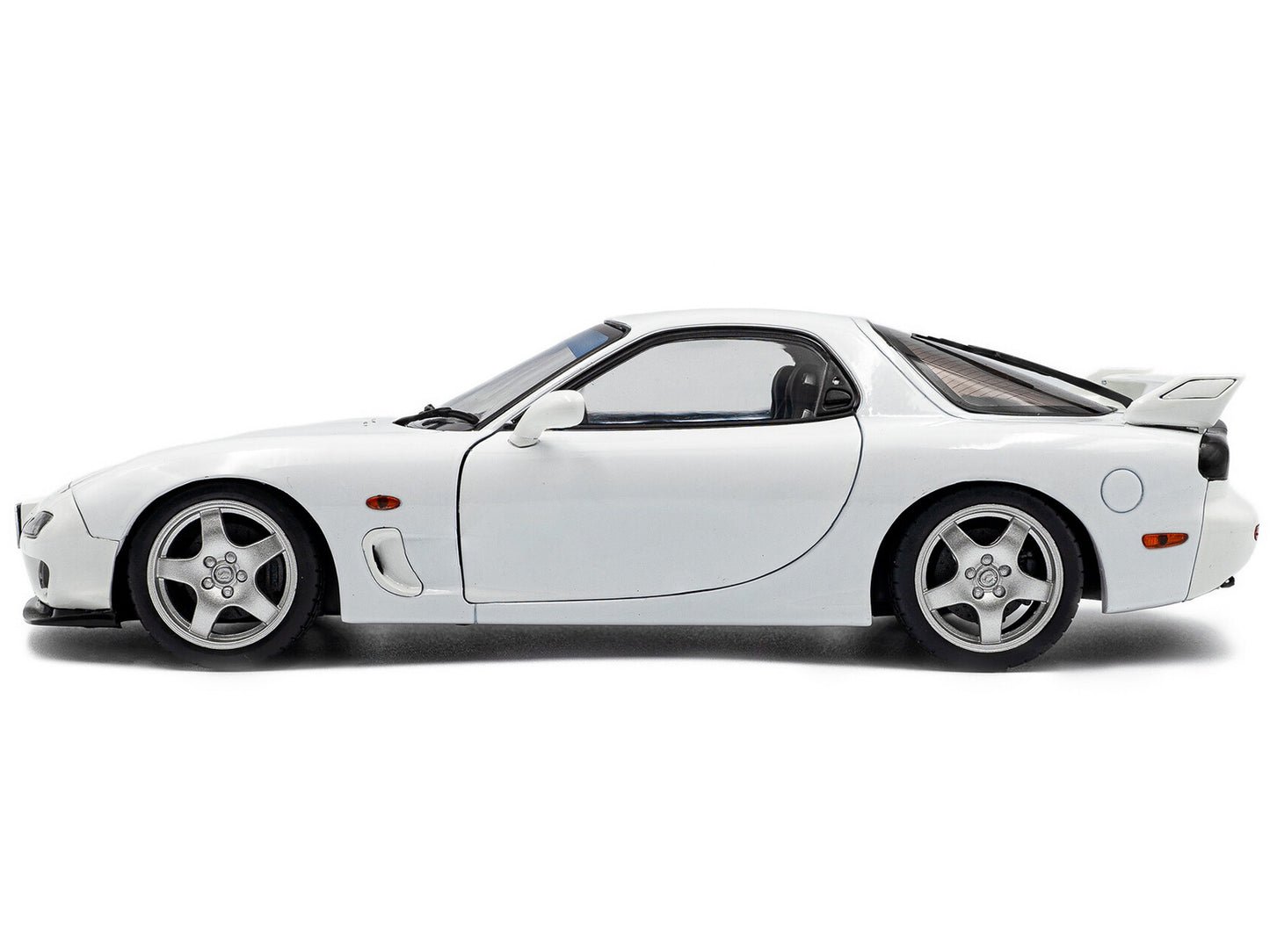 2001 Mazda RX7 Type RS (FD3S) RHD (Right Hand Drive) White 1/18 Diecast Model Car by Solido