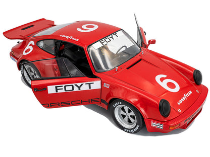 Porsche 911 IROC #6 A.J. Foyt "International Race of Champions" (1974) 1/18 Diecast Model Car by Solido