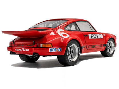 Porsche 911 IROC #6 A.J. Foyt "International Race of Champions" (1974) 1/18 Diecast Model Car by Solido
