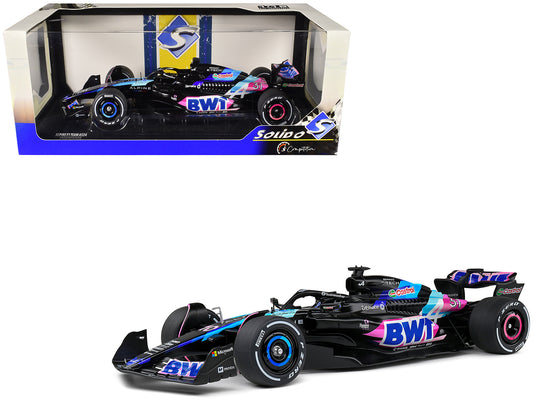 Alpine A524 Presentation Edition "BWT" "Formula One F1 World Championship" (2024) "Competition" Series 1/18 T&y Diecast Model Car by Solido