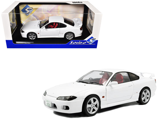 1999 Nissan Silvia (S15) Spec-R Aero RHD (Right Hand Drive) Aspen White 1/18 T&y Diecast Model Car by Solido