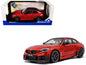 2024 BMW M2 Performance Parts Toronto Red Metallic with Carbon Top 1/18 Diecast Model Car by Solido