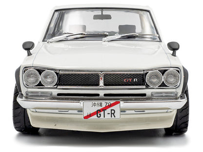 1970 Nissan Skyline (C10) Hakosuka RHD (Right Hand Drive) White 1/18 Diecast Model Car by Solido
