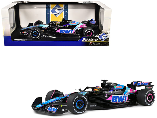 Alpine A524 #31 Esteban Ocon "BWT" Formula One F1 Miami GP (2024) "Competition" Series 1/18 T&y Diecast Model Car by Solido