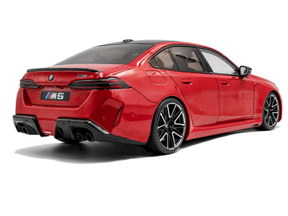 2025 BMW M5 Fire Red with Black Top 1/18 Diecast Model Car by Solido