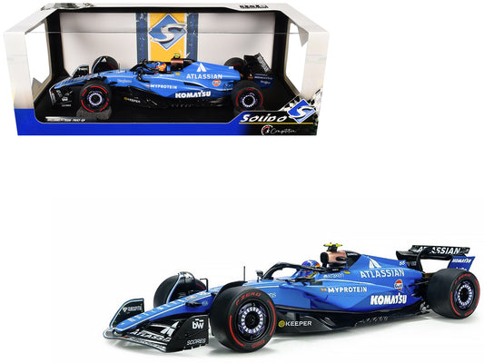 Williams FW47 #55 Carlos Sainz "Atlassian" Formula One F1 "Australian GP" (2025) "Competition" Series 1/18 T&y Diecast Model Car by Solido