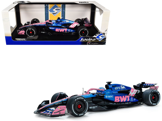Alpine A525 #10 Pierre Gasly "BWT" Formula One F1 "Bahrain GP" (2025) "Competition" Series 1/18 T&y Diecast Model Car by Solido