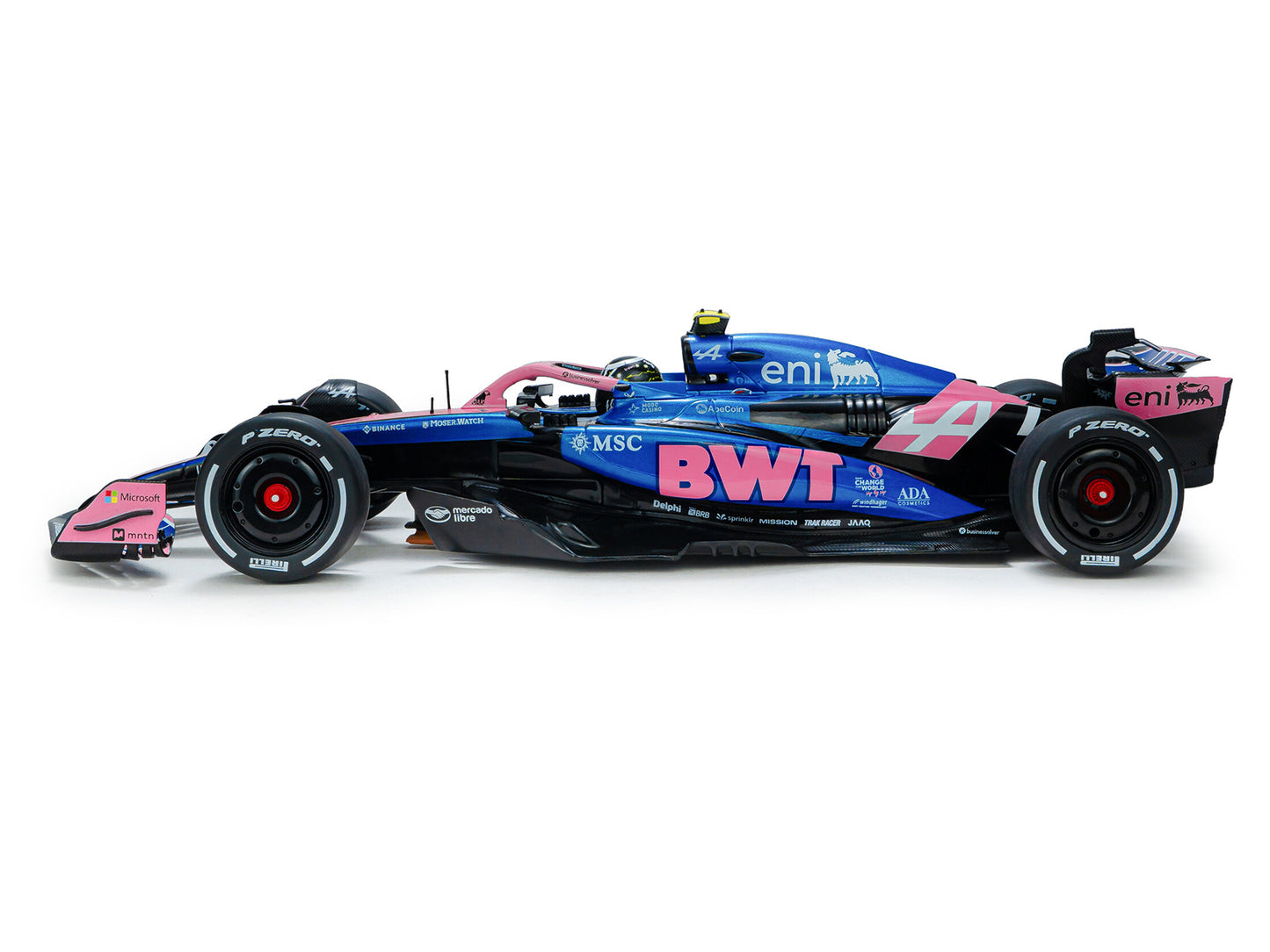 Alpine A525 #7 Jack Doohan "BWT" Formula One F1 "Chinese GP" (2025) "Competition" Series 1/18 Diecast Model Car by Solido