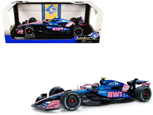 Alpine A525 #7 Jack Doohan "BWT" Formula One F1 "Chinese GP" (2025) "Competition" Series 1/18 T&y Diecast Model Car by Solido
