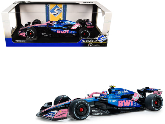 Alpine A525 #43 Franco Colapinto "BWT" Formula One F1 "Canadian GP" (2025) "Competition" Series 1/18 T&y Diecast Model Car by Solido