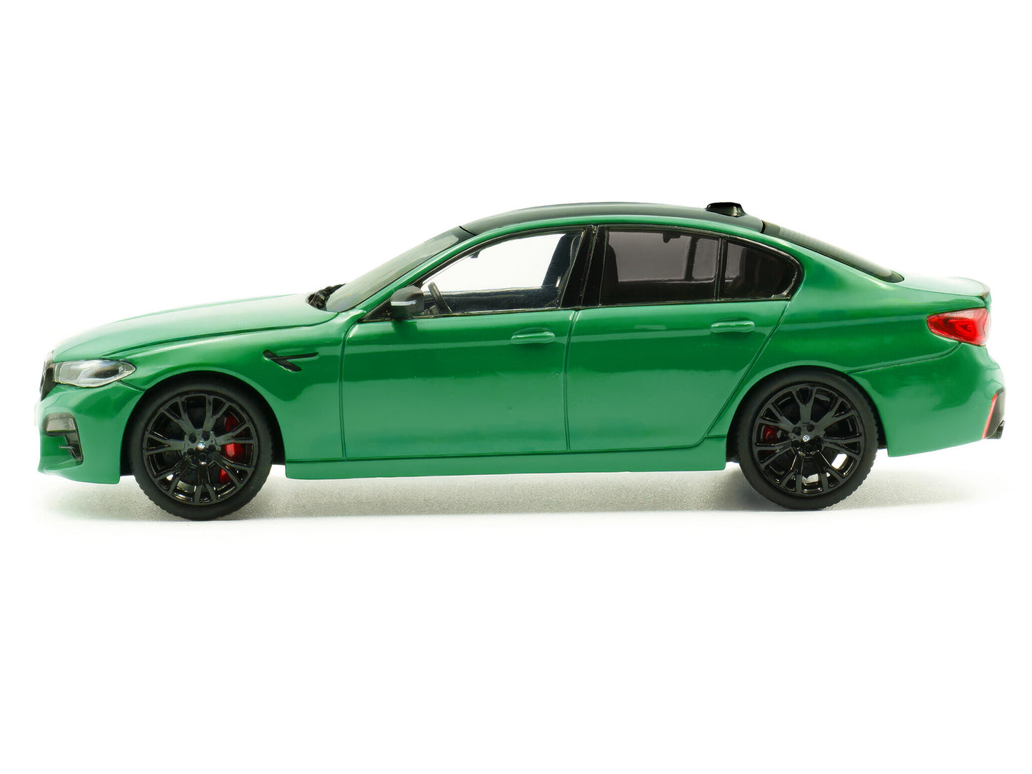 2022 BMW M5 Competition Signal Green with Black Top 1/43 Diecast Model Car by Solido