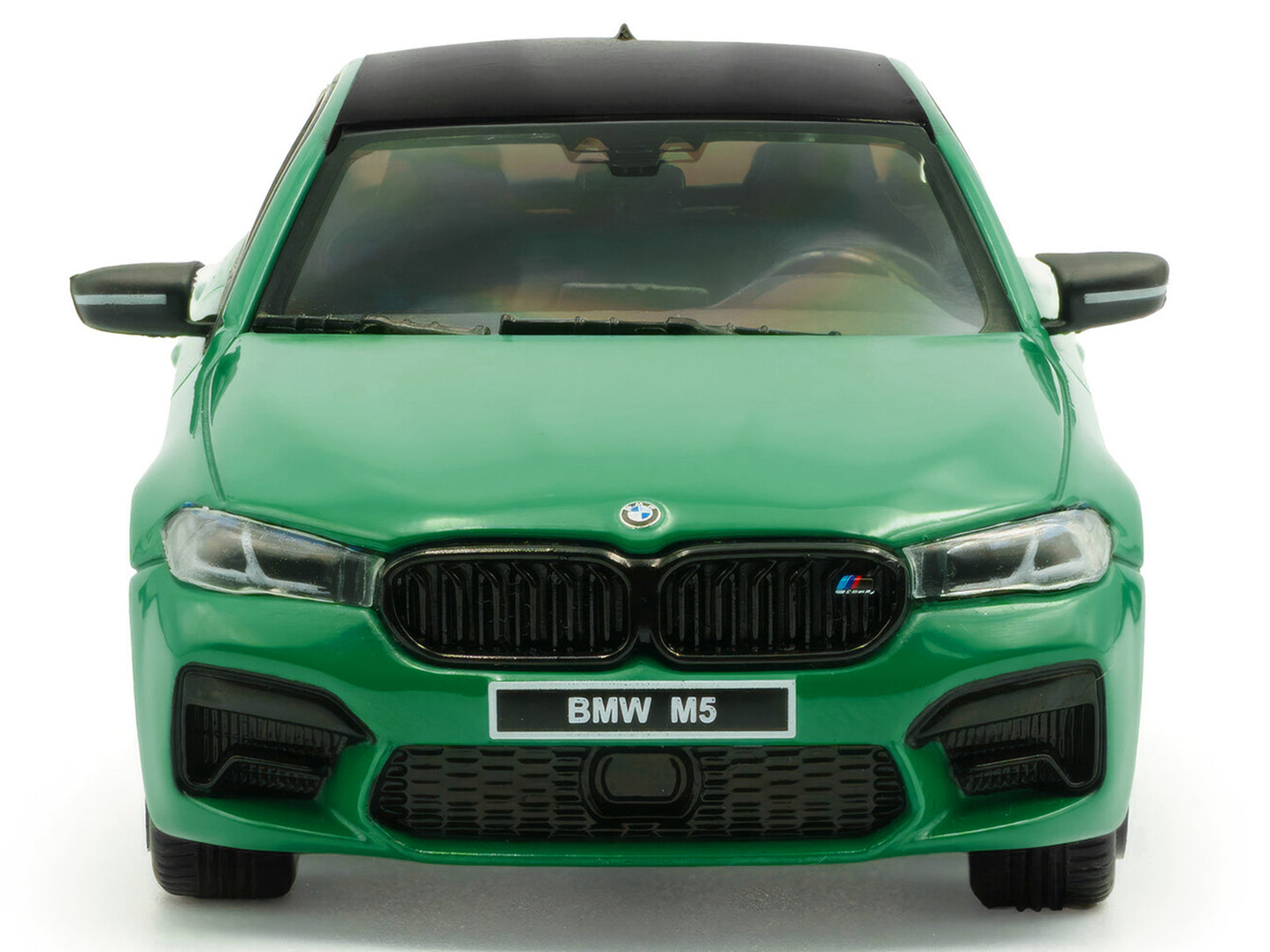 2022 BMW M5 Competition Signal Green with Black Top 1/43 Diecast Model Car by Solido