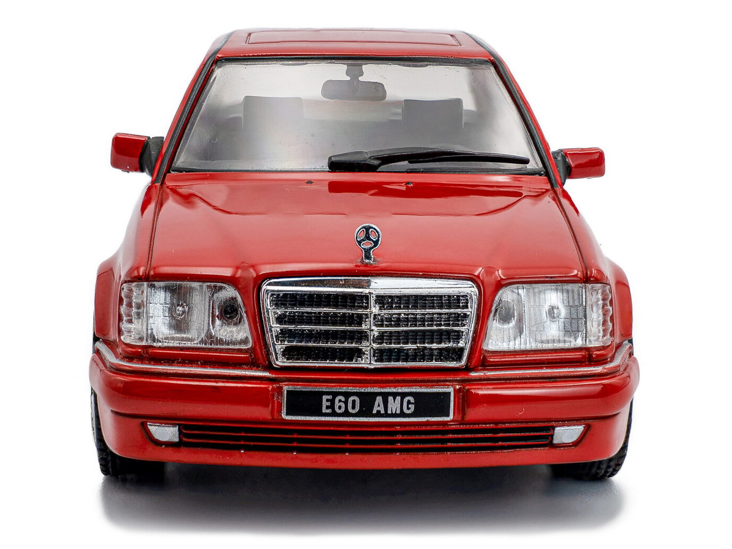 1994 Mercedes-Benz (W124) E60 AMG Signal Red 1/43 Diecast Model Car by Solido