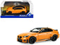 2024 BMW M2 M Performance Papaya Orange Metallic with Black Top 1/43 Diecast Model Car by Solido
