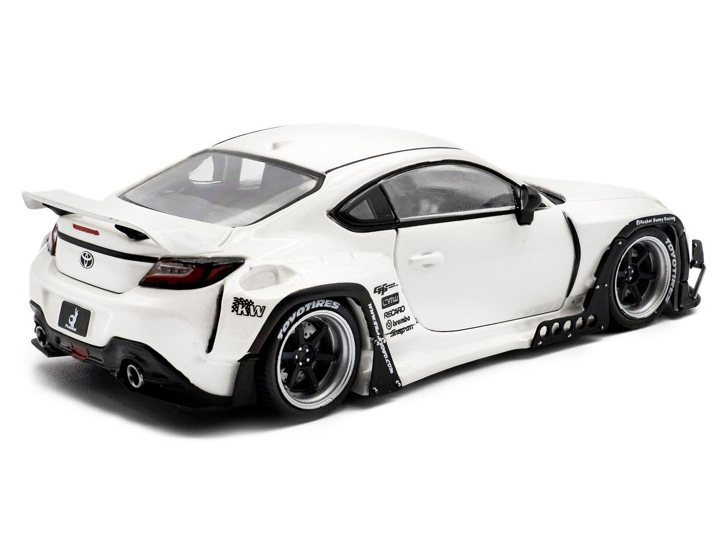 2022 Toyota Pandem GR86 White Metallic 1/43 Diecast Model Car by Solido