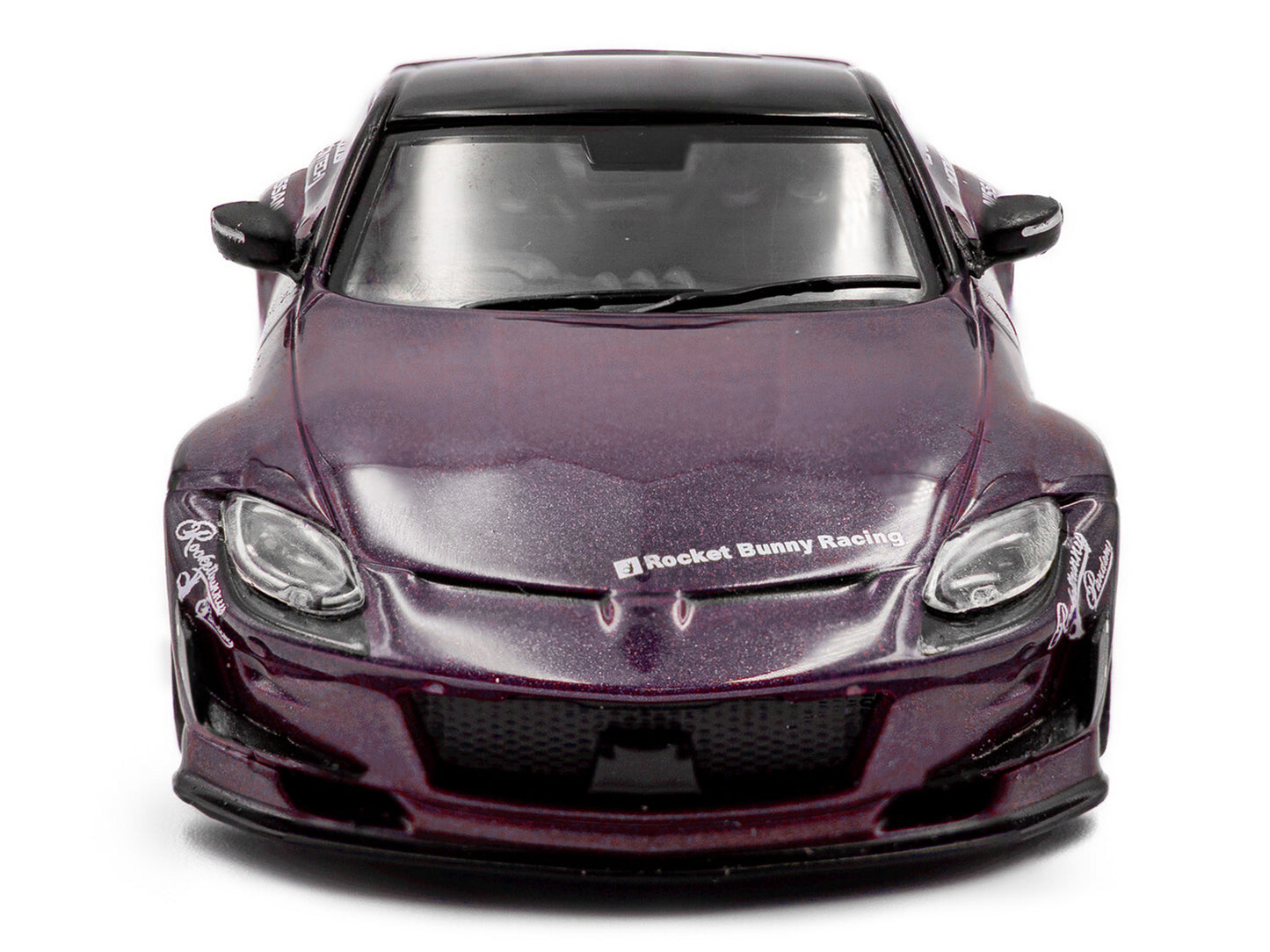 2022 Nissan Pandem Fairlady Z RHD (Right Hand Drive) Purple Metallic with Black Top 1/43 Diecast Model Car by Solido