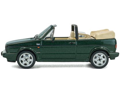 1992 Volkswagen Golf Cabrio Classic Line Classic Green Metallic 1/43 Diecast Model Car by Solido