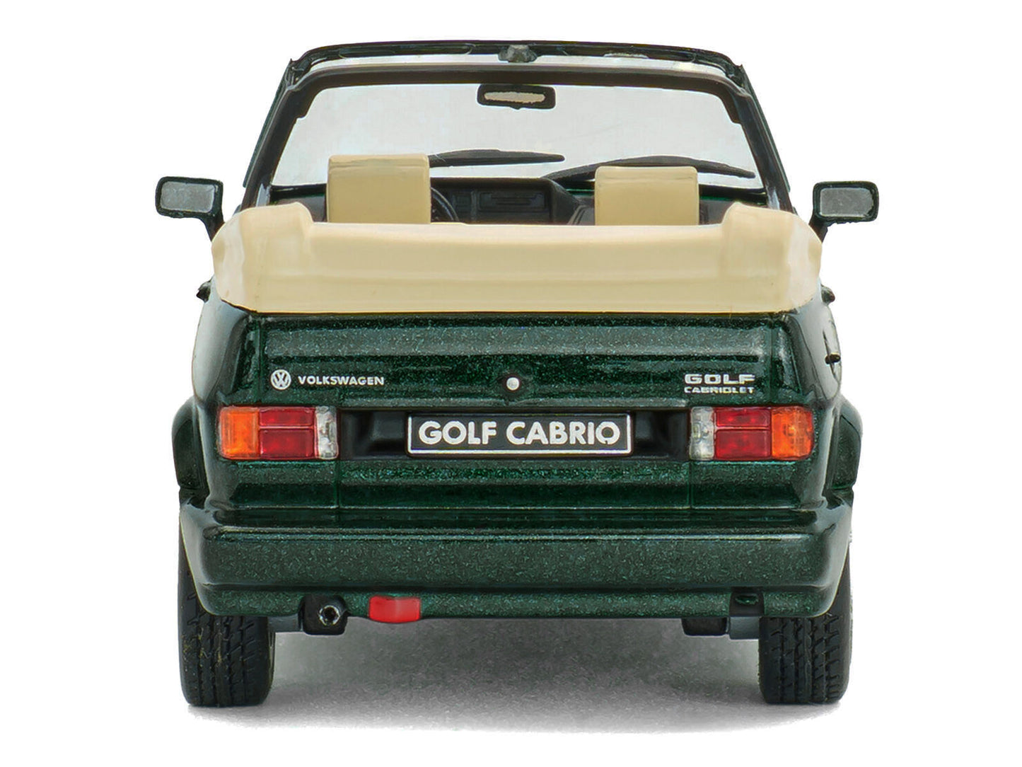 1992 Volkswagen Golf Cabrio Classic Line Classic Green Metallic 1/43 Diecast Model Car by Solido