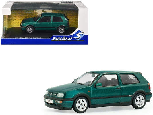 1994 Volkswagen Golf MKIII VR6 Dragon Green Pearl 1/43 T&y Diecast Model Car by Solido