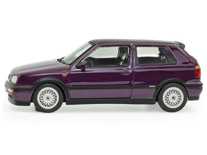 1994 Volkswagen Golf MKIII VR6 Purple Metallic 1/43 Diecast Model Car by Solido