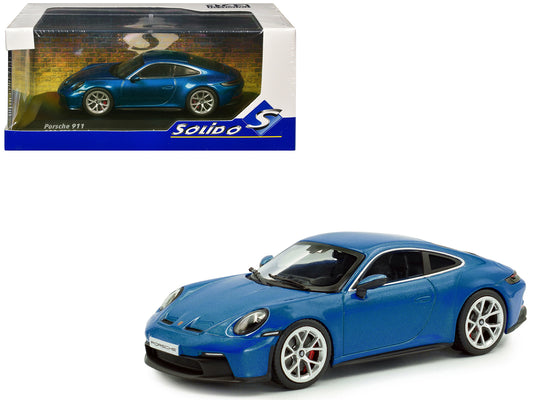 2023 Porsche 911 (992) GT3 Touring South Sea Blue Metallic 1/43 T&y Diecast Model Car by Solido