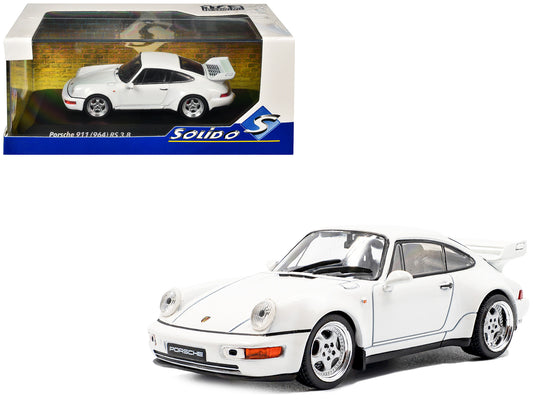 1994 Porsche 911 (964) RS 3.8 Grand Prix White 1/43 T&y Diecast Model Car by Solido