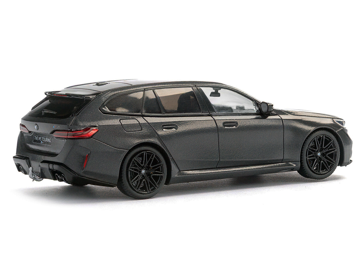 2024 BMW M5 Touring Frozen Deep Gray Metallic with Black Top 1/43 Diecast Model Car by Solido