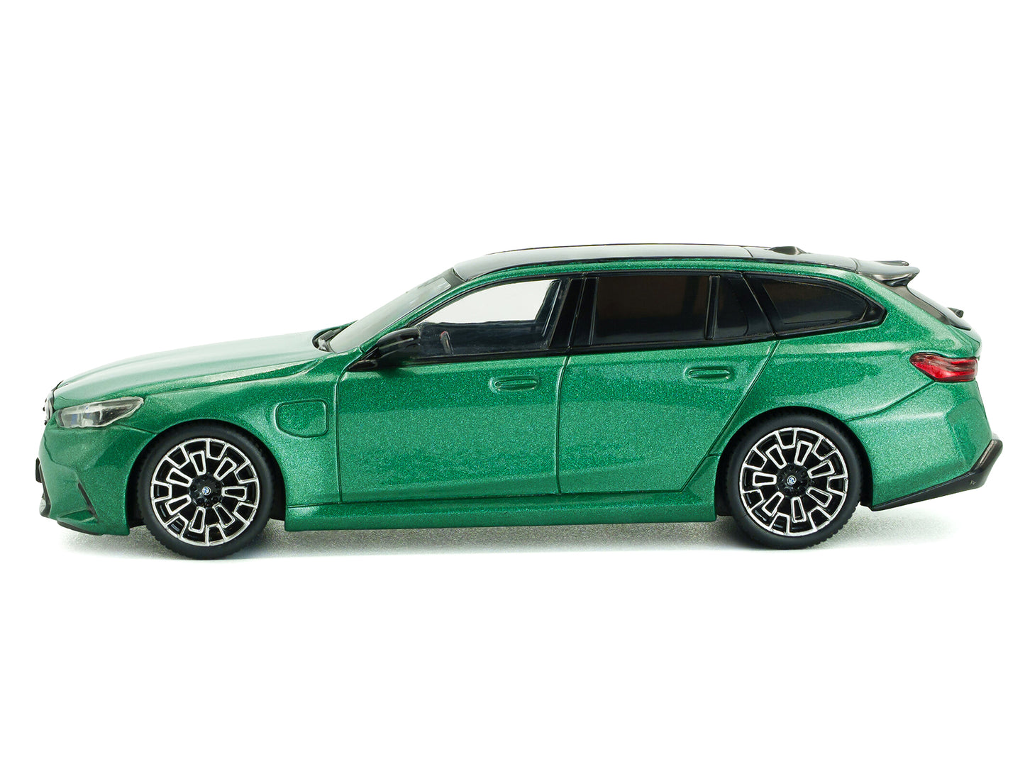 2024 BMW M5 Touring Isle Of Man Green Metallic with Black Top 1/43 Diecast Model Car by Solido