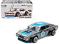 Datsun Laurel C130 RHD (Right Hand Drive) #15 Raw Metal with Blue Stripes "APA XPO 2025 Exclusive" 1/64 Diecast Model Car by Pop Race