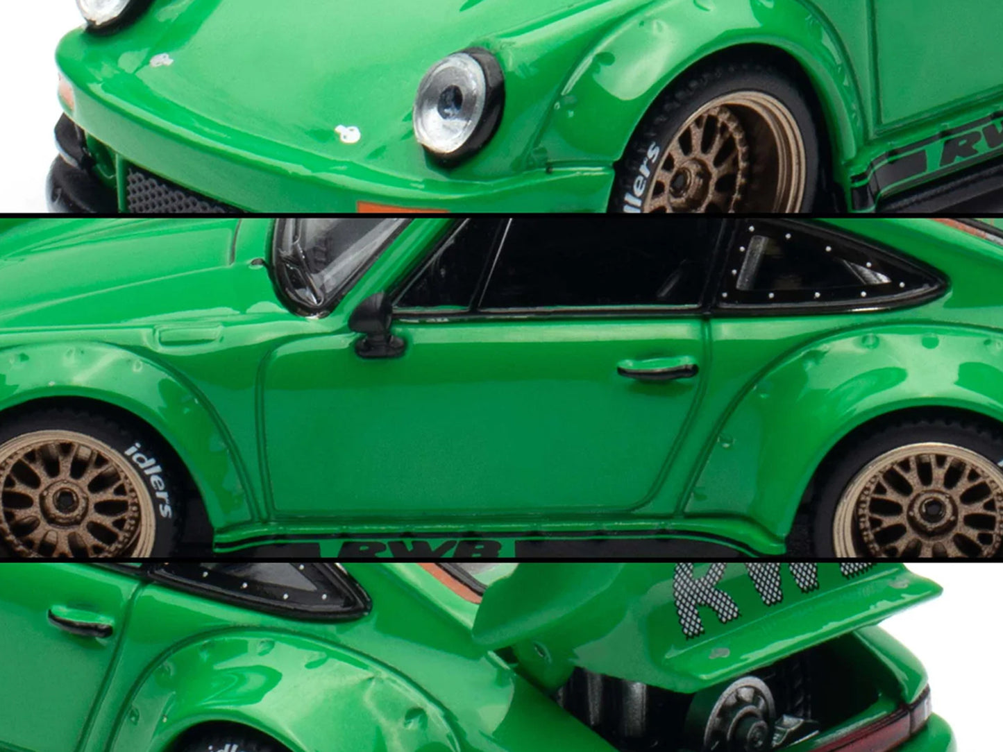 RWB 930 Green "Hobby Expo China 2026" 1/64 Diecast Model Car by Pop Race