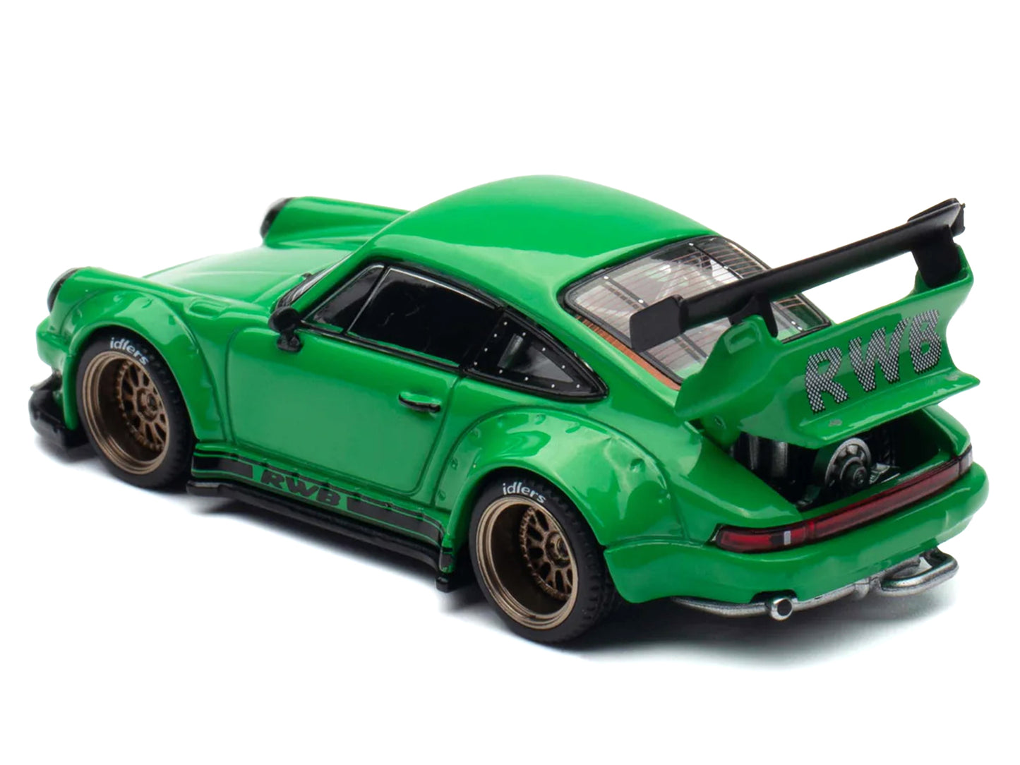 RWB 930 Green "Hobby Expo China 2026" 1/64 Diecast Model Car by Pop Race