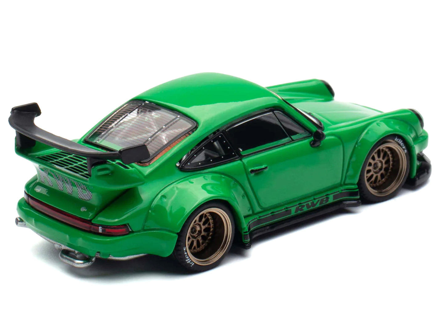 RWB 930 Green "Hobby Expo China 2026" 1/64 Diecast Model Car by Pop Race