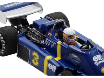Tyrrell P34 #3 Jody Scheckter Formula One F1 "Belgian GP" (1976) with Driver 1/43 Model Car by Spark T&y