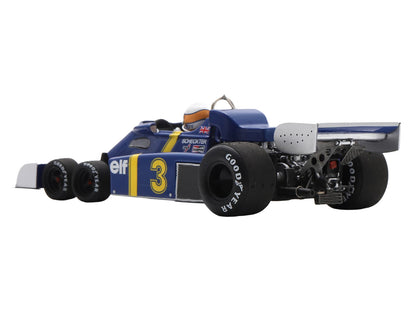 Tyrrell P34 #3 Jody Scheckter Formula One F1 "Belgian GP" (1976) with Driver 1/43 Model Car by Spark T&y