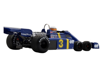 Tyrrell P34 #3 Jody Scheckter Winner Formula One F1 "Swedish GP" (1976) with Driver 1/43 Model Car by Spark T&y