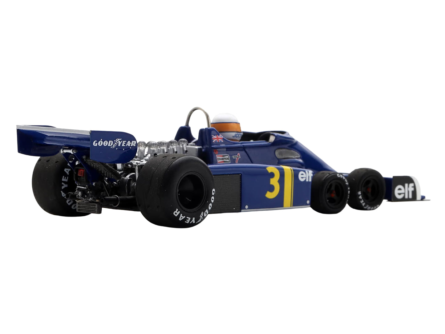 Tyrrell P34 #3 Jody Scheckter Formula One F1 "Dutch GP" (1976) with Driver 1/43 Model Car by Spark T&y