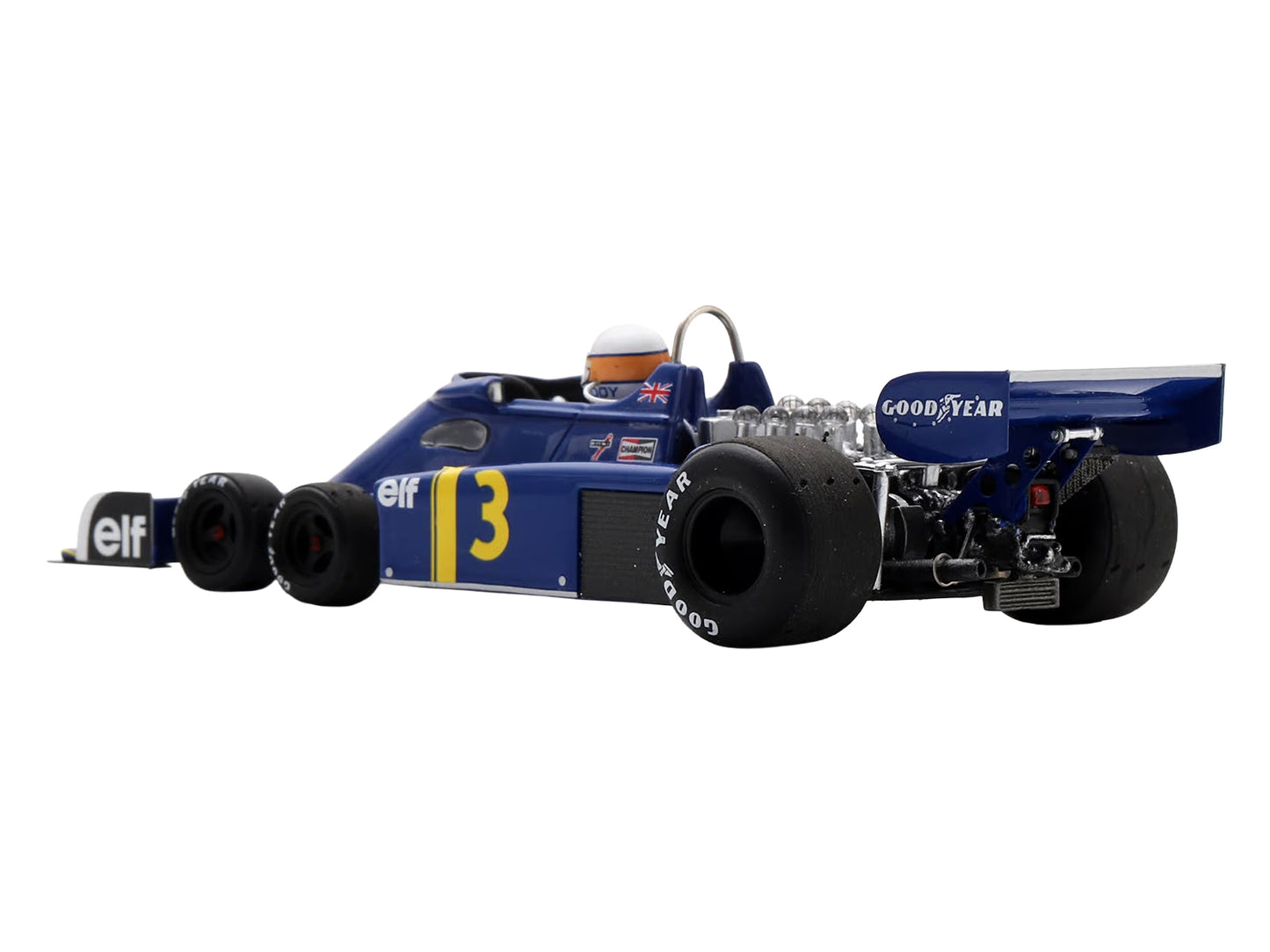 Tyrrell P34 #3 Jody Scheckter Formula One F1 "Dutch GP" (1976) with Driver 1/43 Model Car by Spark T&y