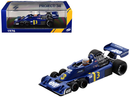 Tyrrell P34 #3 Jody Scheckter Formula One F1 "Dutch GP" (1976) with Driver 1/43 Model Car by Spark T&y