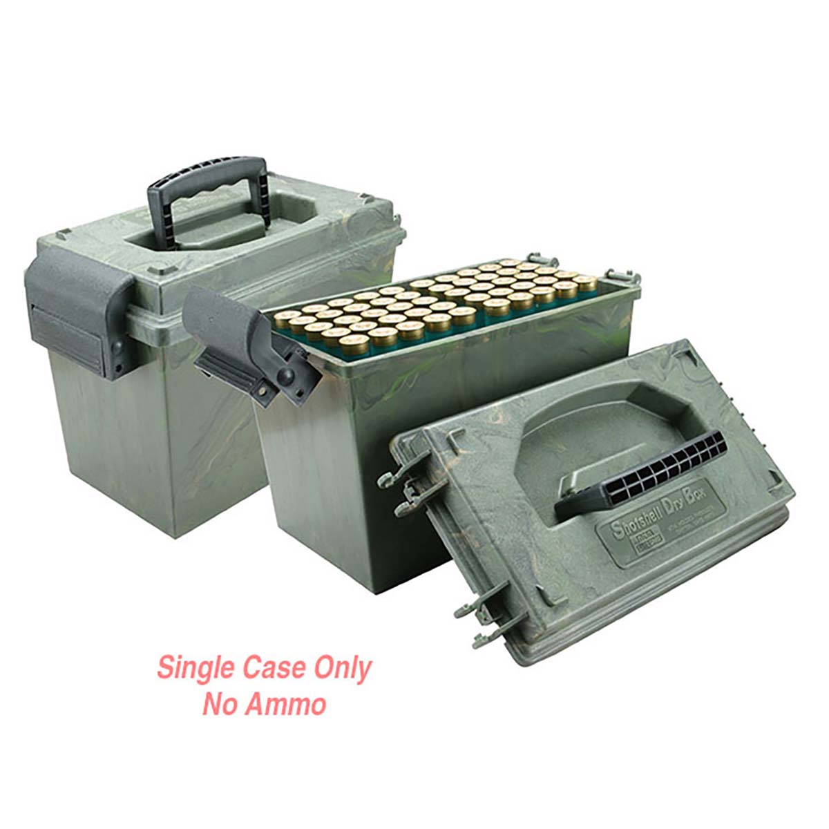 MTM Shotshell Dry Box 100 Round 12ga. up to 3-1/2" (Wild Camo)