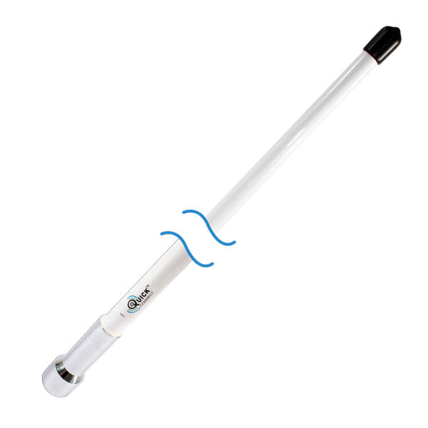 Shakespeare Quick Connect 4ft VHF Wtron Antenna Chrome Ferrule Packed in Tube
