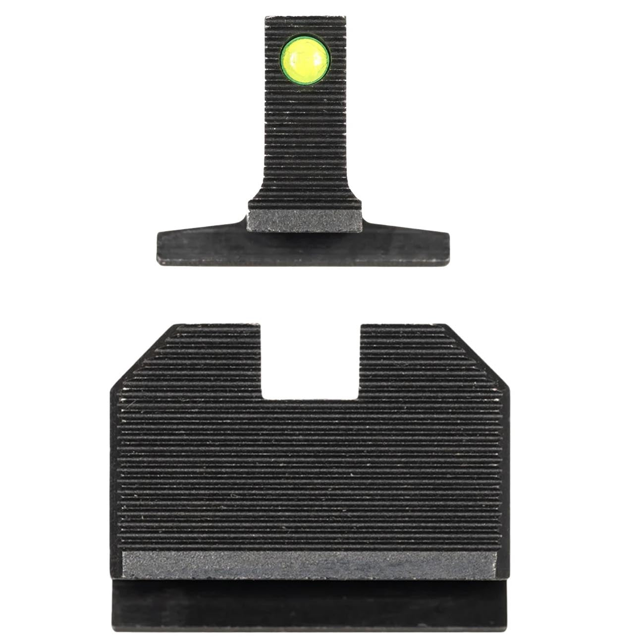 Night Fision Optic Height Fiber Optic Sight Set for Sig Sauer P320 Green Front/Blank Rear