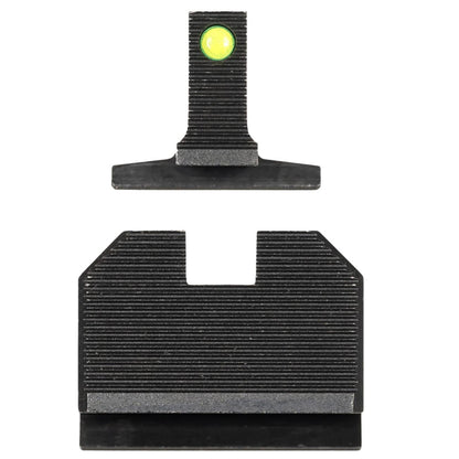 Night Fision Optic Height Fiber Optic Sight Set for Sig Sauer P320 Green Front/Blank Rear