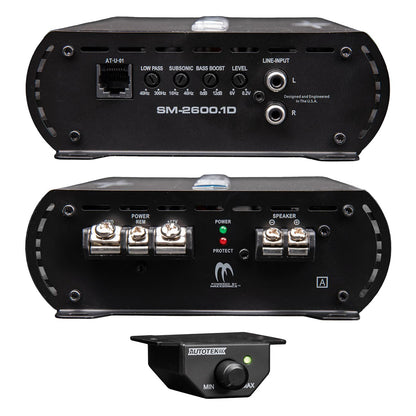 Autotek STREET MACHINE Monoblock Amplifier 2600 Watts