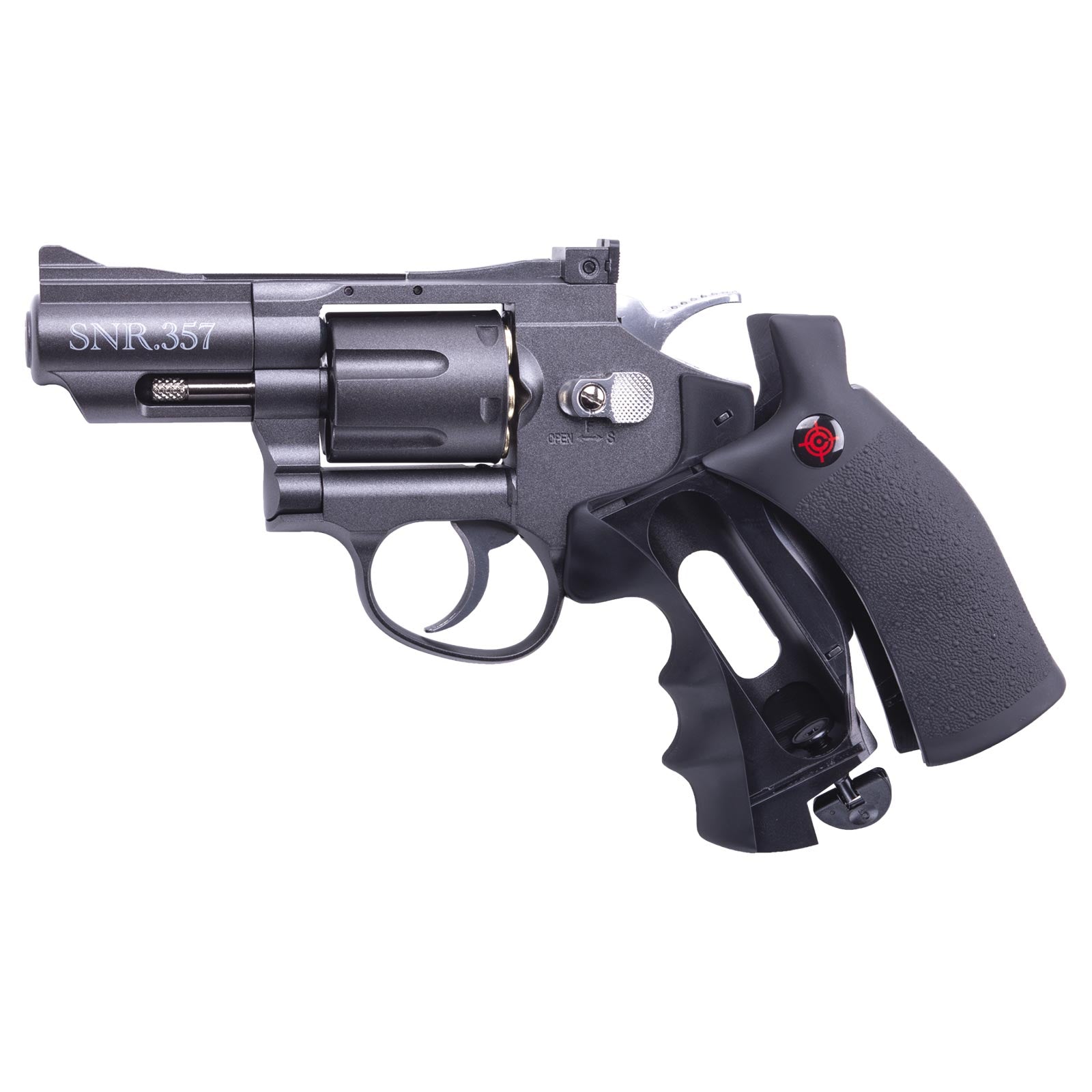 Crosman â€œSnub Nose Revolverâ€ All Metal .177cal CO2 Powered BB/Pellet Revolver