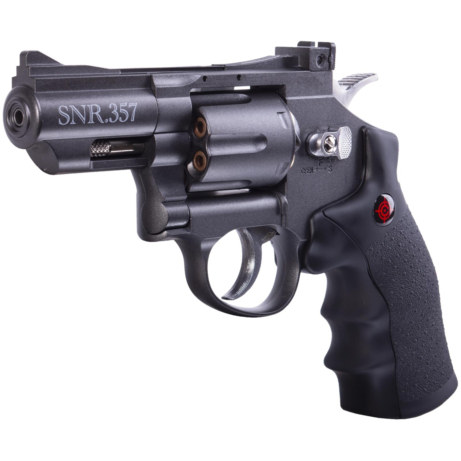 Crosman â€œSnub Nose Revolverâ€ All Metal .177cal CO2 Powered BB/Pellet Revolver