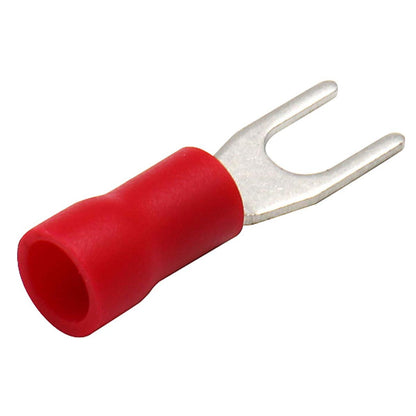 XScorpion Spade Terminals - #10 18/22ga. - Red (100 pack)