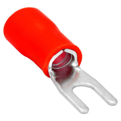 XScorpion Spade Terminals - #10 18/22ga. - Red (100 pack)