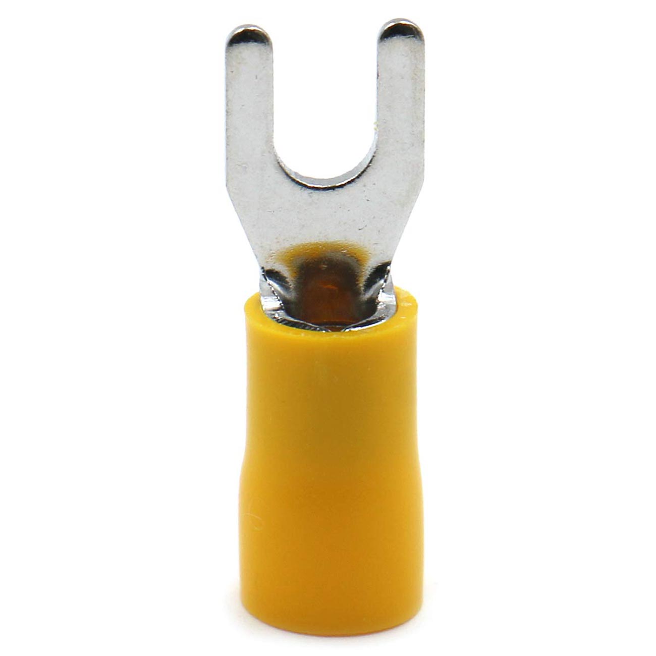 XScorpion Spade Terminals - #10 10/12ga. - Yellow (100 pack)
