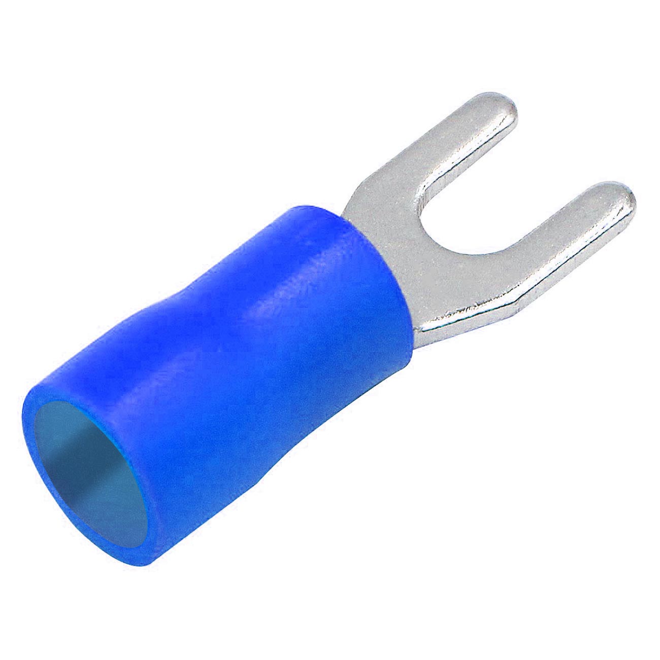 XScorpion Spade Terminals - #8 14/16ga. - Blue (100 pack)